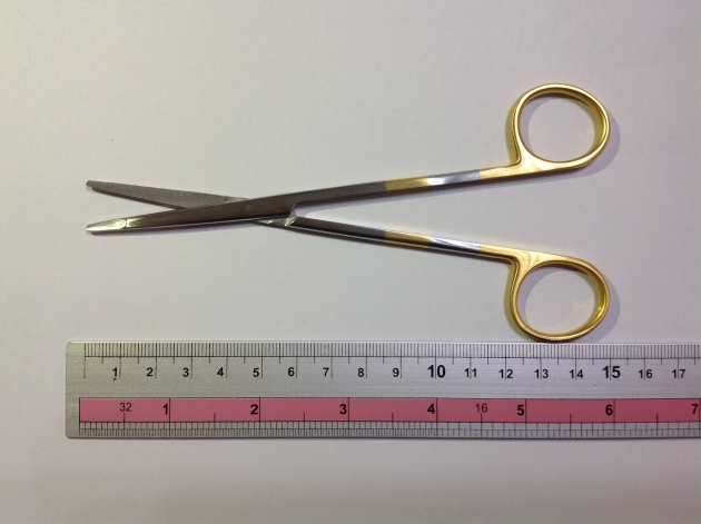 金把細型組織剪刀(直/彎)  Metzenbaum  Scissors