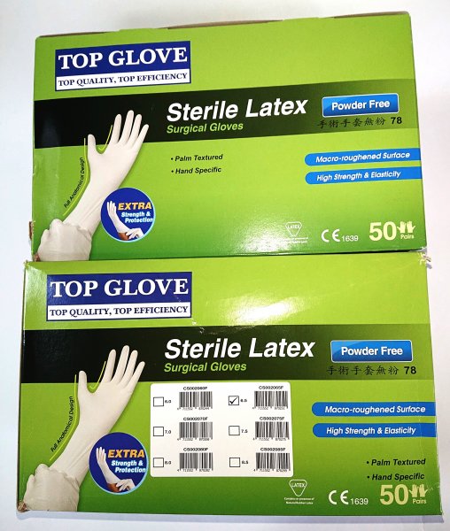 TOP GLOVE "德普"無粉手術手套